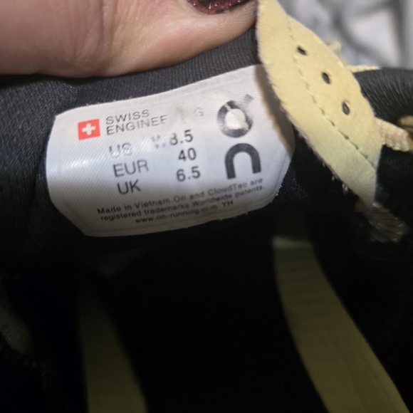 Women's On Cloud Cloudflow Athletic Running Shoes Blue Size 8.5 - Picture 3 of 4